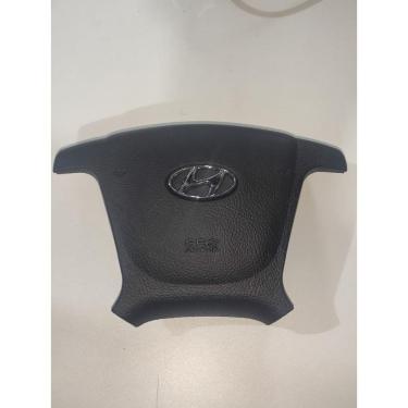 Imagem de Capa Tampa do Airbag Volante Santa Fe 2007 2008 2009 2010 2011 2012 2013 Buzina Motorista