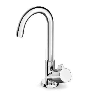 Imagem de Torneira para Banheiro de Mesa Bica Alta Fit Celite Cromado