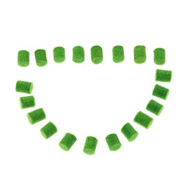 Imagem de simhoa 20 amortecedores de feltro para chave de saxofone para acessórios de sax soprano tenor alto - verde