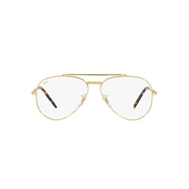Imagem de Armação para Óculos Ray-Ban New Aviator 0RX3625V 3086 Tam 58 / Ouro