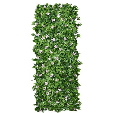 Imagem de Jardim Vertical Artificial Extensível com Flores 100x200cm Just Home Collection