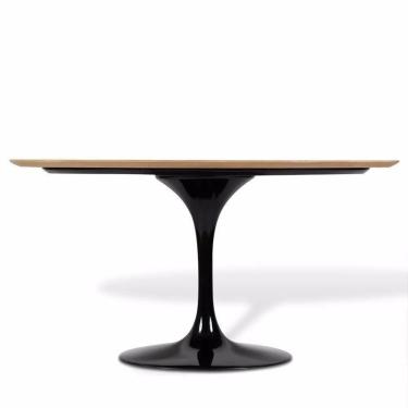 Imagem de Mesa de Jantar Tulipa Oval 120x80cm Preto
