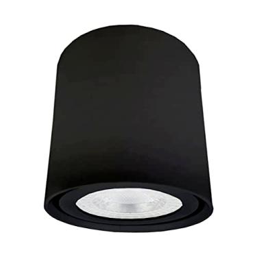 Imagem de Spot Redondo Sobrepor Direcionável GU10 Dicroica (Preto)