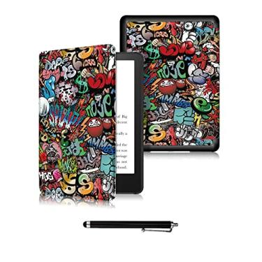 Imagem de Capa para Kindle 11.ª geração lançada em 2022 - Capa durável com despertar/hibernação automática e caneta Stylus serve para Kindle 11.2022 (não serve para Kindle Paperwhite 11.2)