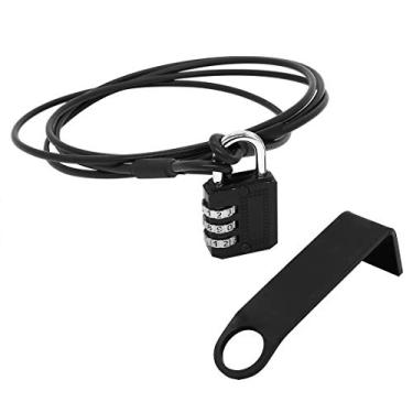 Imagem de Together-life Suporte de trava de cabo cooler para YETI Tundra, trava de cabo de 1,8 m com cadeado de combinação para resfriadores seguros para barco, caminhonete, convés, trailer