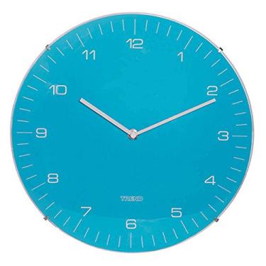 Imagem de Relógio de Parede Azul - Urban - 33 cm