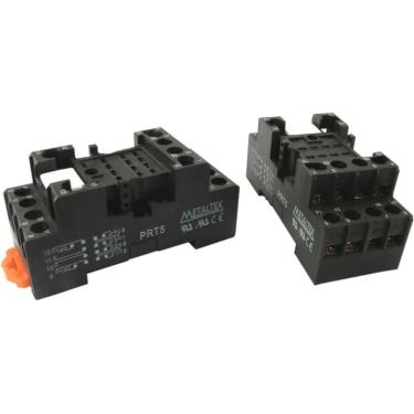 Imagem de Rele Subminiatura Soquete P/Rele TM4RC3 4pinos 24VCC 5A – Metaltex
