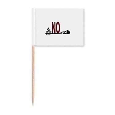 Imagem de Bicicleta nega transporte de frete palito bandeiras marcadoras decoração de festa