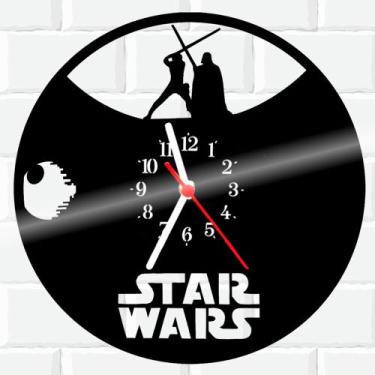 Imagem de Relógio De Vinil Disco Lp  Star Wars  - Rb Criações