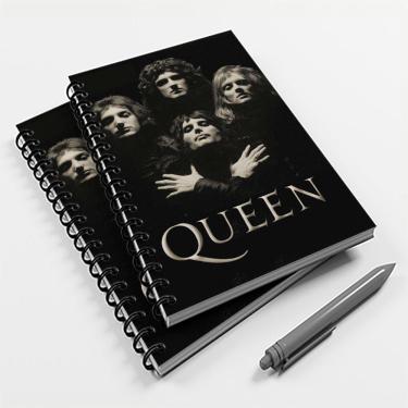 Imagem de Caderno Universitário 200 fls 10 Mat Rock Queen