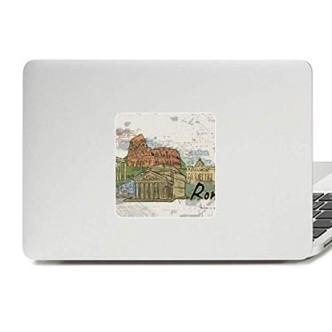 Imagem de Adesivo de vinil Paster Laptop com paisagem de Roma Itália