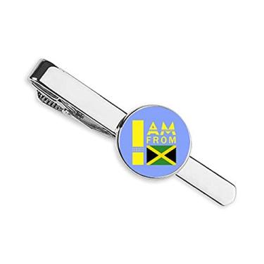 Imagem de Clipe de gravata I Am From Jamaica para presente de homem de negócios