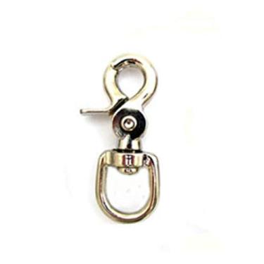 Imagem de Paracord Planet – Encaixe de gatilho de garra de lagosta redonda com acabamento em níquel polido disponível em 4 tamanhos diferentes, Nickel finish