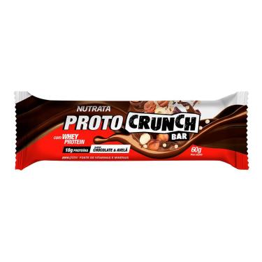 Imagem de Proto Crunch Bar - 1  Barra de 60g Chocolate e Avelã - Nutrata
