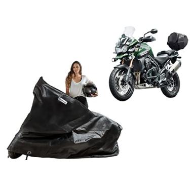 Imagem de Capa Protetora compatível com Moto Triumph Tiger 1200 XCA com Baú/Bauleto
