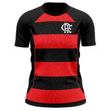 Imagem de Camiseta Braziline Flamengo Metaverse Feminina-Feminino