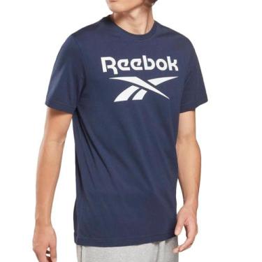 Imagem de Camiseta Reebok Big Logo Masculina Azul Marinho