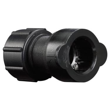 Imagem de Orbit 67495D Adaptador de torneira de mangueira de gotejamento de irrigação de 1,27 cm, preto