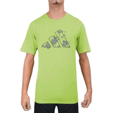 Imagem de Camiseta Adidas Logo Gráfica Essentials Seasonal Verde