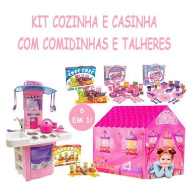 Imagem de Barraca Brinquedo Princesas Cozinha Com Fogão E Acessórios - Big Star