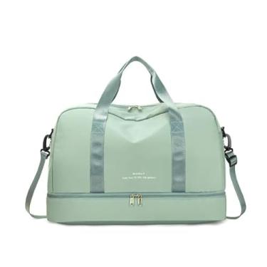 Imagem de Bolsa Mala Fitness Academia Viagem Unissex Transversal Casual Masculino e Feminina Imperme?vel (verde)