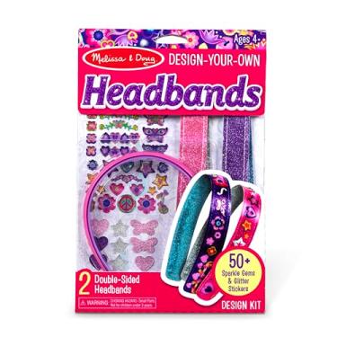 Imagem de Melissa & Doug Design-Your-Own Headbands Jewelry-Making Kit With 50+ Stickers