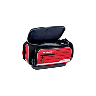 Imagem de Plano Caixa de equipamentos de luxo Weekend Series 3600, tecido médio, vermelho, inclui 2 caixas de armazenamento utilitárias 3600, bolsa de equipamento de pesca macia, armazenamento premium