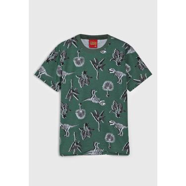 Imagem de Infantil - Camiseta Kyly Dinossauro Verde Kyly 107629 menina