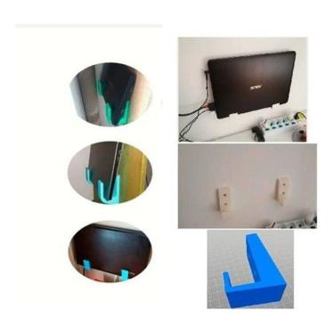Imagem de Suporte Fixar Prender Notebook Na Parede Ou Móveis