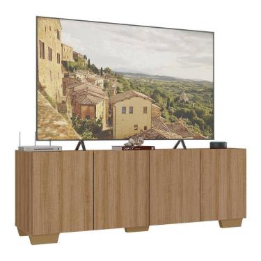 Imagem de Rack Para Tv Até 50 Polegadas Com Mp1072 Rustic natural
