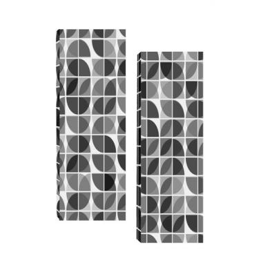 Imagem de Quadro  Geometrico Preto E Branco   Par 20X60  Atelier Valverde