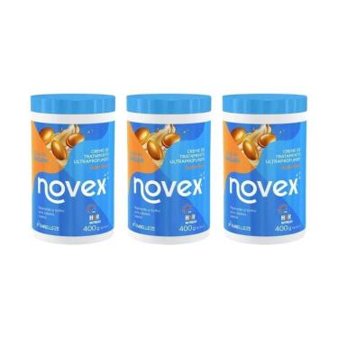 Imagem de Creme De Tratamento Novex 400G Oleo De Argan - Kit Com 3Un
