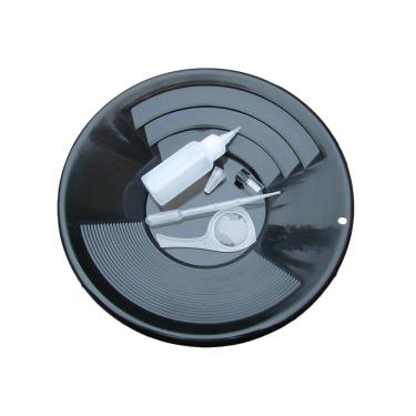 Imagem de Panela de ouro preto de 30,48 cm – Kit de panning para garrafa e frasco – Prospecção de mineração