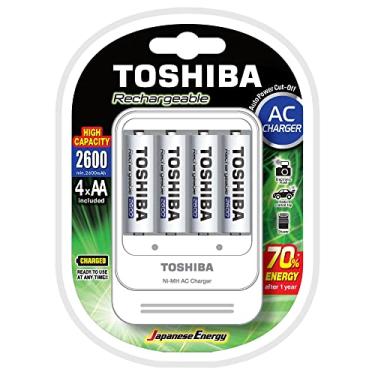 Imagem de Carregador de Pilhas AA/AAA TNHC-6GAE4 CB c/ 4 AA Toshiba