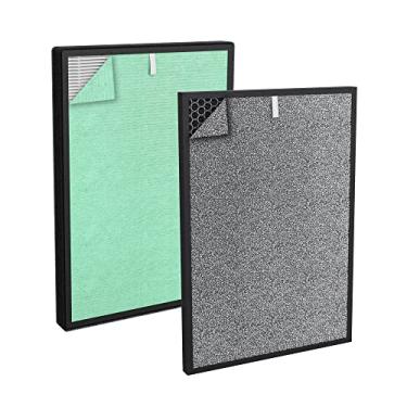 Imagem de Turonic Filtro de substituição 4 em 2 para purificador de ar para casa Turonic PH950 - com filtro HEPA13 verdadeiro, filtro de algodão, carbono ativado e filtro catalisador frio