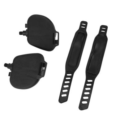 Imagem de Pedais de Bicicleta Ergométrica Com Alças, 9/16 ou 1/2, Bicicleta Giratória, Bicicleta Ergométrica Interna, Peças de Reposição para Bicicleta Reclinada Estacionária (Rosca de