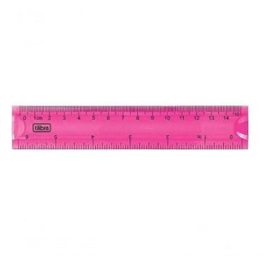 Imagem de Régua Flexível Tilibra - Rosa 15 Cm
