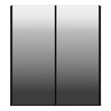 Imagem de Aparador Buffet 2 Portas Com Espelho Vegas V3611 Preto Preto