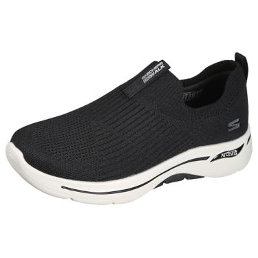 Imagem de Skechers Tênis feminino Go Walk Arch Fit Iconic, Preto, 35