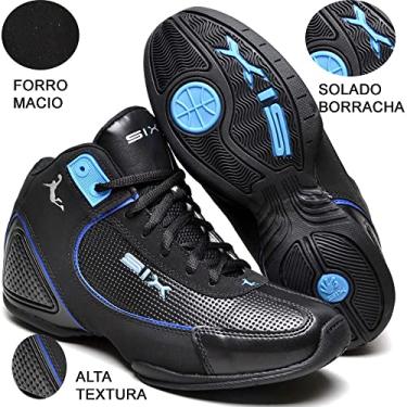 Imagem de SIX STREET, Tênis Masculino Basquete Six Street Original Tamanho:34;Cor:Azul;Gênero:Homem