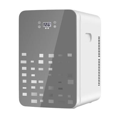 Imagem de 22l geladeira pequena para sala de cuidados com a pele geladeira portátil mini geladeira de poupança de energia mini geladeira carro casa dupla utilização geladeira,12L