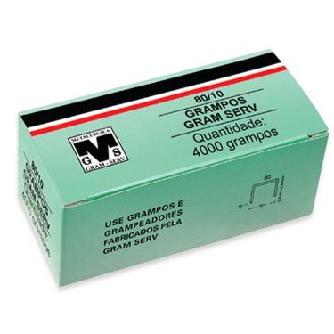 Imagem de Grampos Para Grampeador Rocama Com 4000 Grampos 80/10