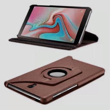 Imagem de ZZOUGYY Capa de tablet para Samsung Galaxy Tab A 10,5 T590 T595 T597 (versão 2018), capa de couro leve ultrafina com suporte para Galaxy Tab A2 10,5 SM-T590 SM-T595C SM-T597 10,5 polegadas (marrom