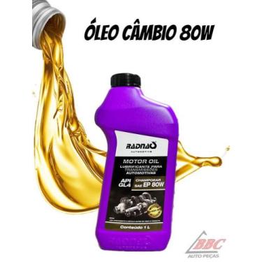 Imagem de Óleo Cambio Sae Ep 80w Api Gl4 Mineral 1 L - radnaq