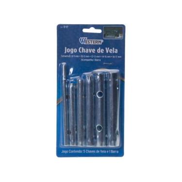 Imagem de Jogo de Chave Vela 5 Peças 8-17mm Western - E-17
