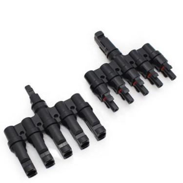 Imagem de Conector MC4 5 Vias 5x1 40A Ligação Painel Energia Solar - Wordsunligh