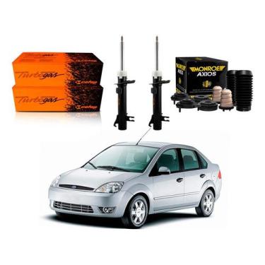Imagem de Kit Amortecedor Dianteiro Fiesta Sedan 1.0 1.6 2003 A 2006 - Cofap