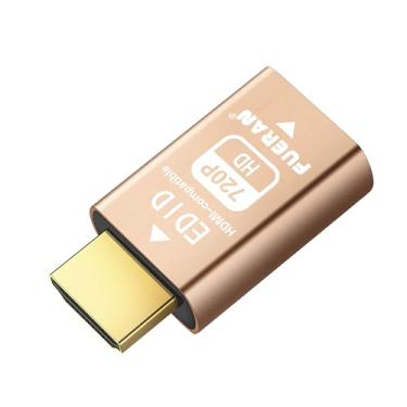 Imagem de FUERAN Emulador HDMI Pass-Through EDID para uso com divisores de vídeo, interruptores e extensores (sem cabeça) 1280X720@59Hz