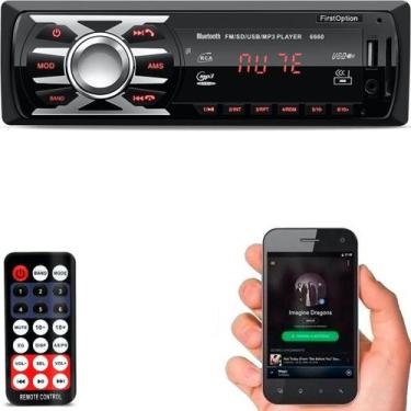 Imagem de Aparelho mp3 De Som Carro Automotivo Bluetooth Pendrive Sd Rádio unive