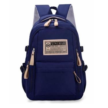 Imagem de Mochila Bolsa Escolar Universitária Reforçada Grande Capacidade Modern